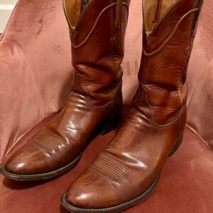 Gorgeous Brown Leather Lucchese Boots Men’s Size 12